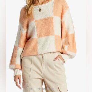 Billabong Check Please Sweater (Women’s Medium)
